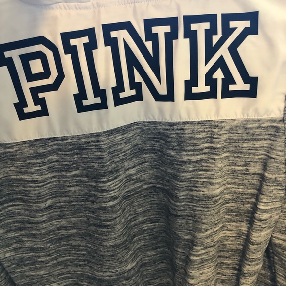 VS Pink 1/4 Zip Windbreaker/Sweatshirt - Picture 4 of 5